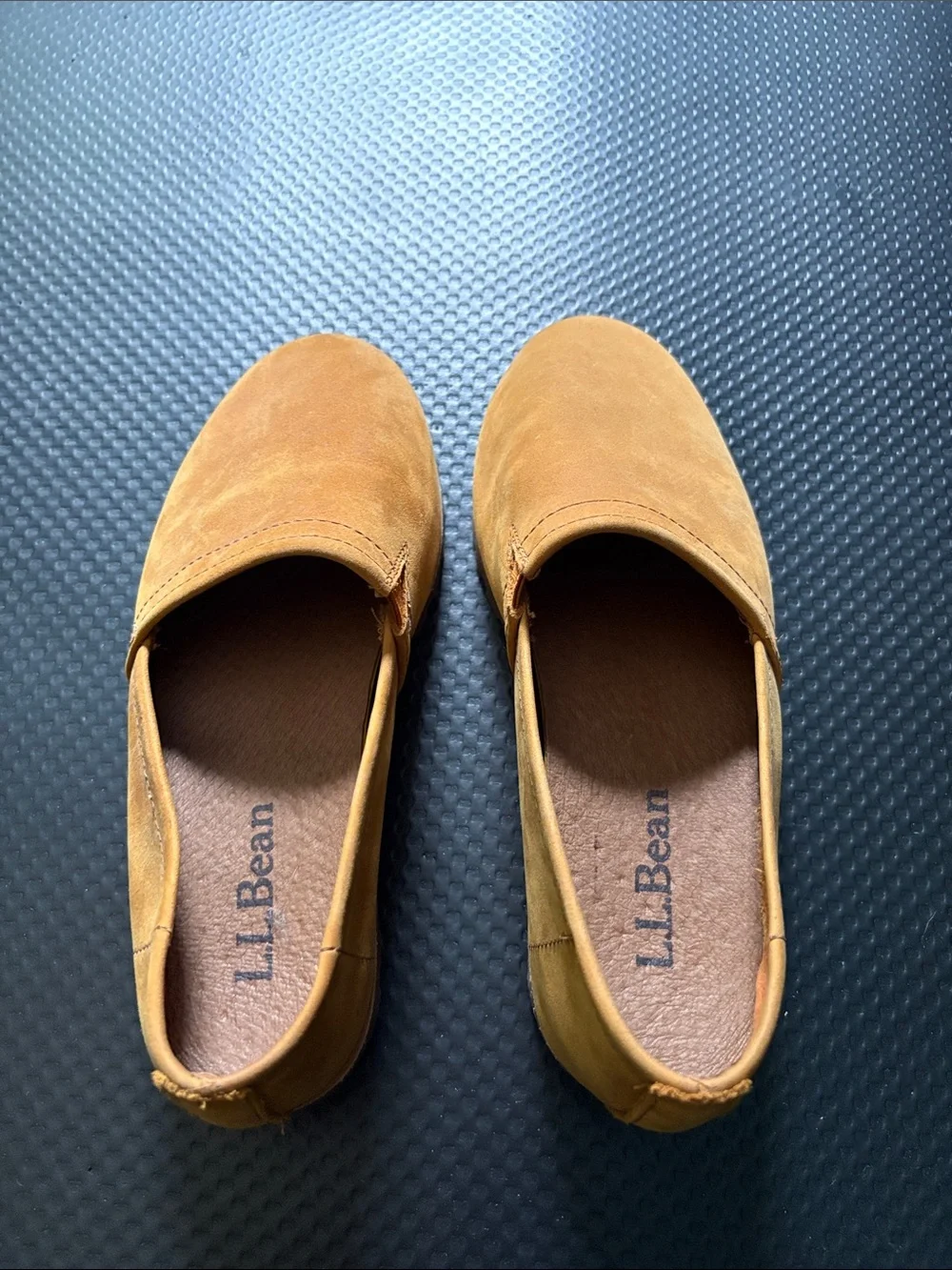 L.L. Bean Women’s Slip-On Suede Loafers - Caramel
